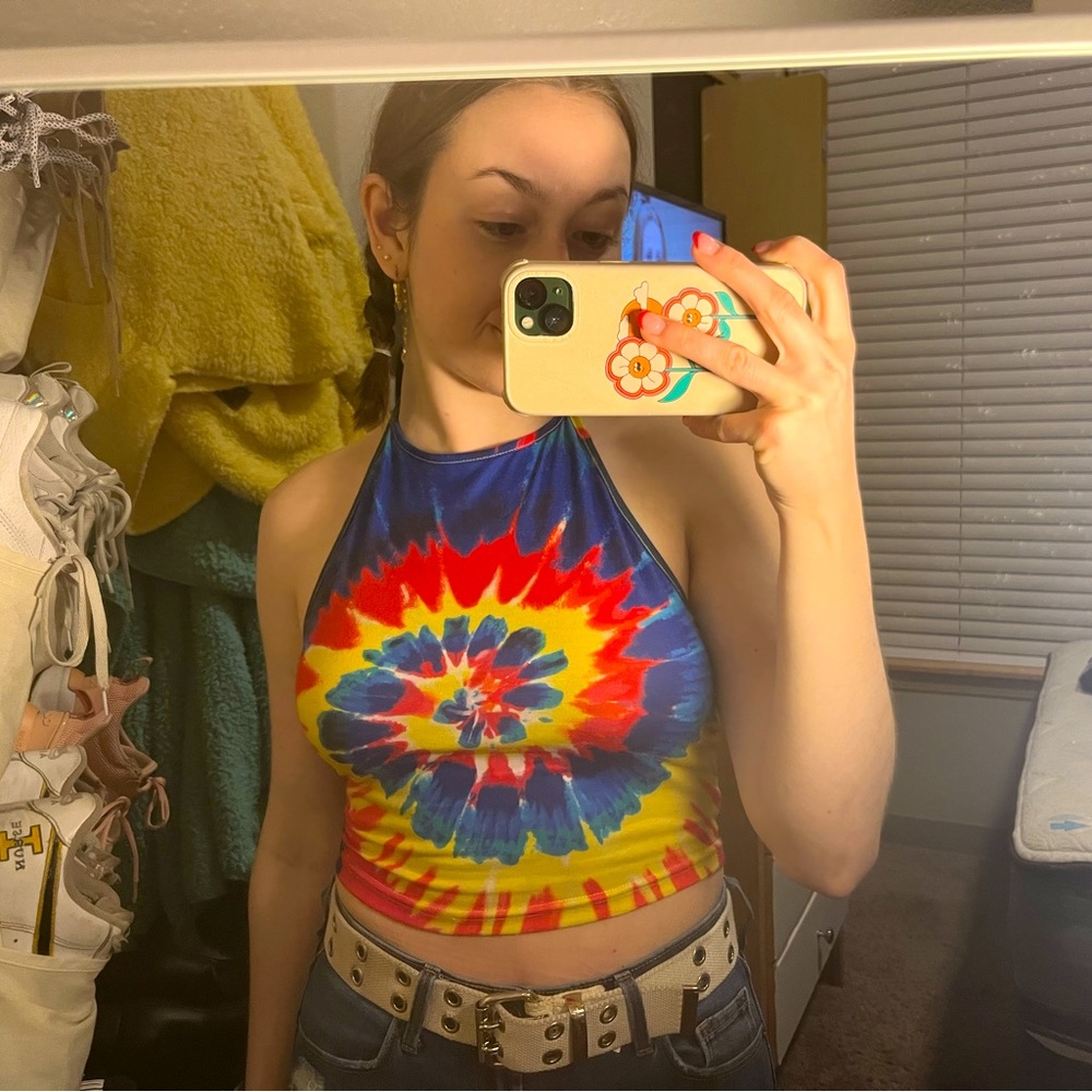 Tie Die Halter Top